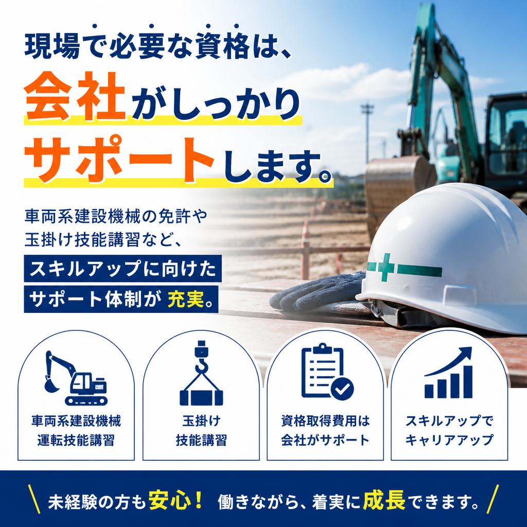 資格取得をサポート！